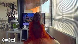 bad ass kingsday slut says she's bbc cum princess in bent over doggystyle with blowjob