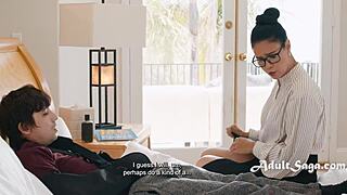 Compassionate teacher felt annoyed yet cherished her poor student Dana Vespoli and Ricky Spanish