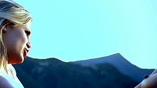 Scarlet red and jillian janson get into anal fingering and deepthroat in the woods. They lick pussy and gape in fishnets outdoors.