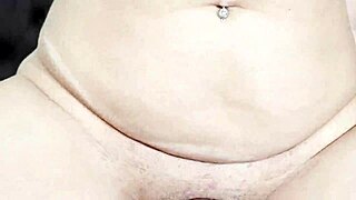 Chubby redhead pornstar gives double blowjob deepthroat handjob with big natural tits in pov threesome group action