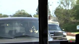 Blonde Demi Delia rides cock in cowgirl, swallows cum after blowjob and pussy licking.