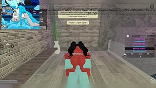 i feel this demon pounding my huge futa cock so deep