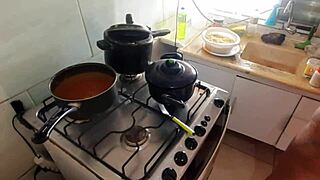 in this narrative a brazilian woman gives blowjob or makes sauce for pasta in cruel doubt