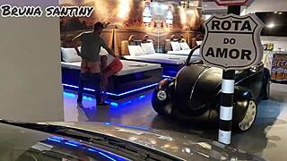 Oh god! The husband traveled so she called two guys, one to film and one to fuck with big black cock, then sent the video to the cuckold!