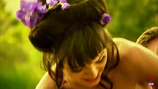 Did this lovely brunette couple really bang outdoors with deepthroat cowgirl riding rough sex in small boat on lake