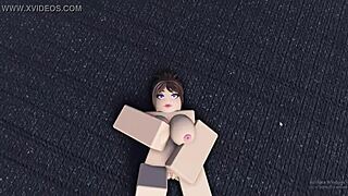 hey roblox stripper kitty, show off those stripper moves and get naked to masturbate