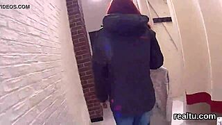 Gorgeous czech kitten teases with striptease in mall before hardcore anal pounding in pov reality.