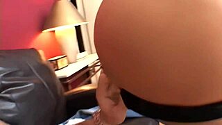 fucking slutty brunette in fishnets and heels