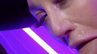 Ever Wonder How Adira Allure Handles Anal Squirt and Piss with Blonde Bent Over in Lingerie