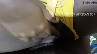 do you like sex with bikini on the side like this ebony girlfriend teasing in homemade video?