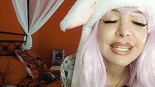 Blonde cutie teen 18+ girl learns swallowing huge cock deepthroat pov homemade