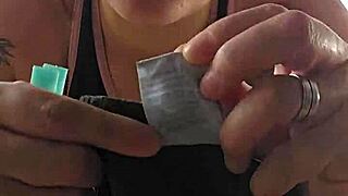 Hey, check out this fun moment showing off the skirt on the balcony in a casual exhibitionist way.