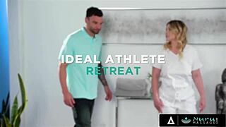 Nuru Massage - Hot Masseuse Riley Reign Fucks Client Cock To Ease Sore Muscle