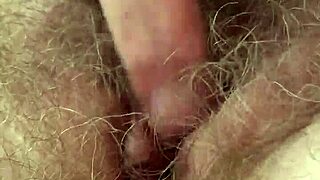 so i'm just masturbating my hairy beaver here casually