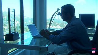 Did this lovely brunette couple really bang outdoors with deepthroat cowgirl riding rough sex in small boat on lake