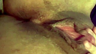 Muscular tattooed girl masturbates tight swollen pussy with vibrator until wet orgasm.