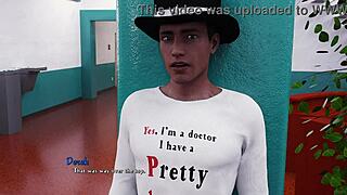 i'm being a dik with innocent busty blonde virgin begging me not to be mad