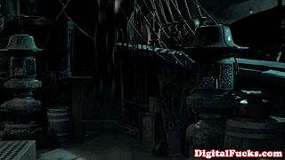 Jesse Jane gets up close in horny ffm threeway with adorable tattooed babes