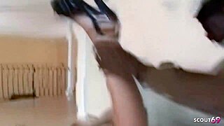 Curvy Girl With Saggy Tits Feels Intense Desire For First Black Monster Cock In Asshole