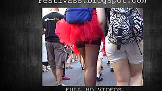 festivass microskirt see through thong cheeky shorts etc, you see my big ass in tight leggings?