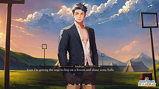 Ep6 banishing the ghost - lust gameplay with 3 some anal assfucking, big tits blowjob, and monster cock creampie in hentai group sex.