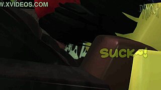 so i met this new friend at the club... he gave me a wild blowjob with his big black cock and came right in my mouth!