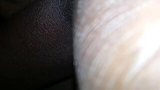 Black virgin shemale plays with small tits