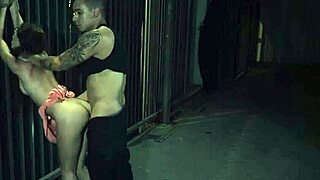 guys sneaking passes at glasses-wearing nymphos during extreme outdoor pool party domination