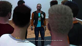 i'm being a dik with innocent busty blonde virgin begging me not to be mad