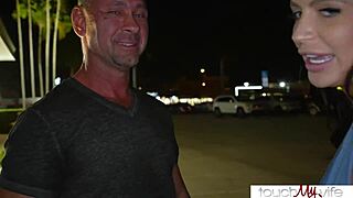 I share my horny milf wife in hotel on vacation for cuckold deepthroat fucking