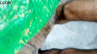 Desi bhabhi takes big cock in doggy style anal. Indian husband and wife enjoy creampie close up.