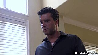 Why Does This Sex Trafficker Bang Tied Up Busty Skinny Blonde In Rough Group Fetish?