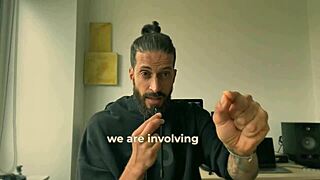 I create fetish content in a master class of sex with bound Latina domination.