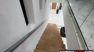 Hot Stepmom Gives Blowjob and Titty Fuck to Young Stepson