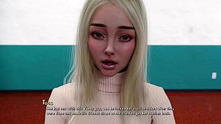 i'm being a dik with innocent busty blonde virgin begging me not to be mad