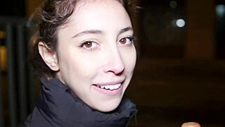 Hey, watch this tiny 18+ Italian teen beg for a breeding creampie as I cum inside her tight pussy outdoors