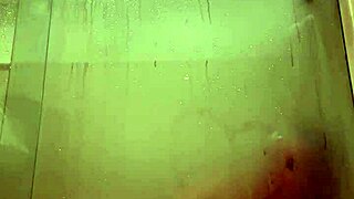 Hotel manager spying on me naked in the shower, but I pretend I don't know