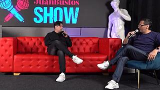 Hey, that Colombian chick with the big ass Devil Khloee gets fucked hard in public right after the porn show with Milan Rodriguez