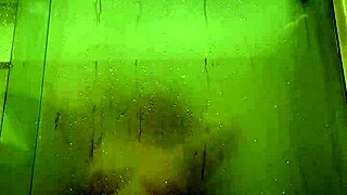 Hotel manager spying on me naked in the shower, but I pretend I don't know