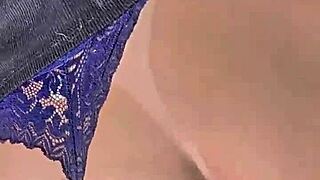 Homemade compilation shows latina riding cowgirl on bed. She gets creampie in hairy big pussy lips with tan lines.