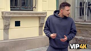 Next Door Blonde Milf With Fake Tits And Shaved Pussy Teases In Stockings?