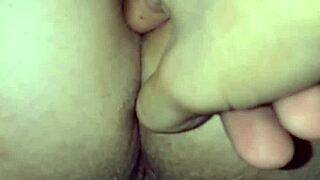 bbw mature wife dives into anal play!