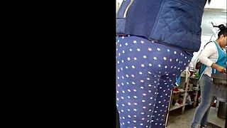 Spying On Voyeur Ass In Quesadillas Spot