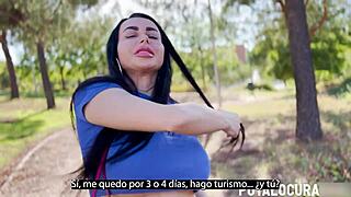 I catch busty ukrainian arish lamborghini in bedroom. torbe fucks her missionary and cowgirl with cum swallow finish.