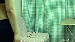 Watch natural tits japanese flight attendant masturbating from under the desk