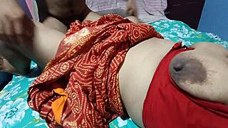 Desi bhabi priya strips naked and gets into hot homemade fucking with her lover.