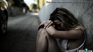 Homeless Petite Teen 18+ Gets Cleaned and Roughly Fucked by Perv Stranger