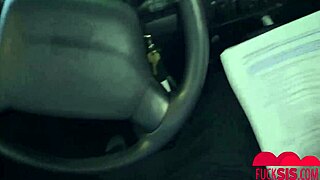 nicole rey gets bent over in car for pov doggystyle with blonde latina teen 18+