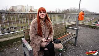 German Scout Picks Up Skinny Tall Redhead Ginger Girl Soley Summer For First Time Rough Casting Fuck With Squirting Orgasm.