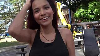 hey, check out this amateur latina hottie giving sloppy head pov on big gringo cock in medellin?